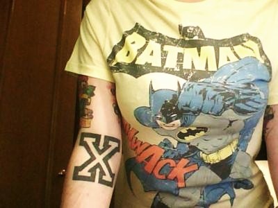 Straight Edge Tattoos on Straight Edge Tattoo And Batman T Shirt  Wwwwack